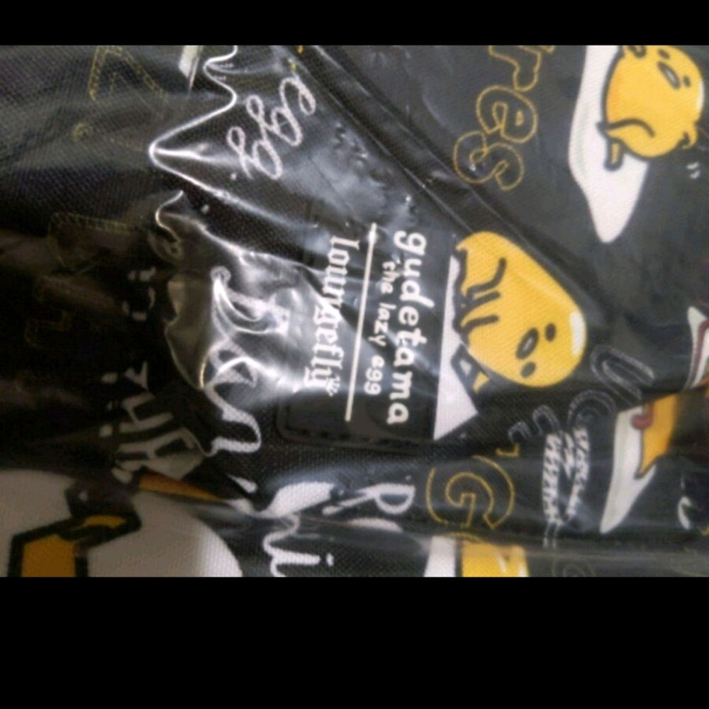 Gudetama Loungefly backpack black